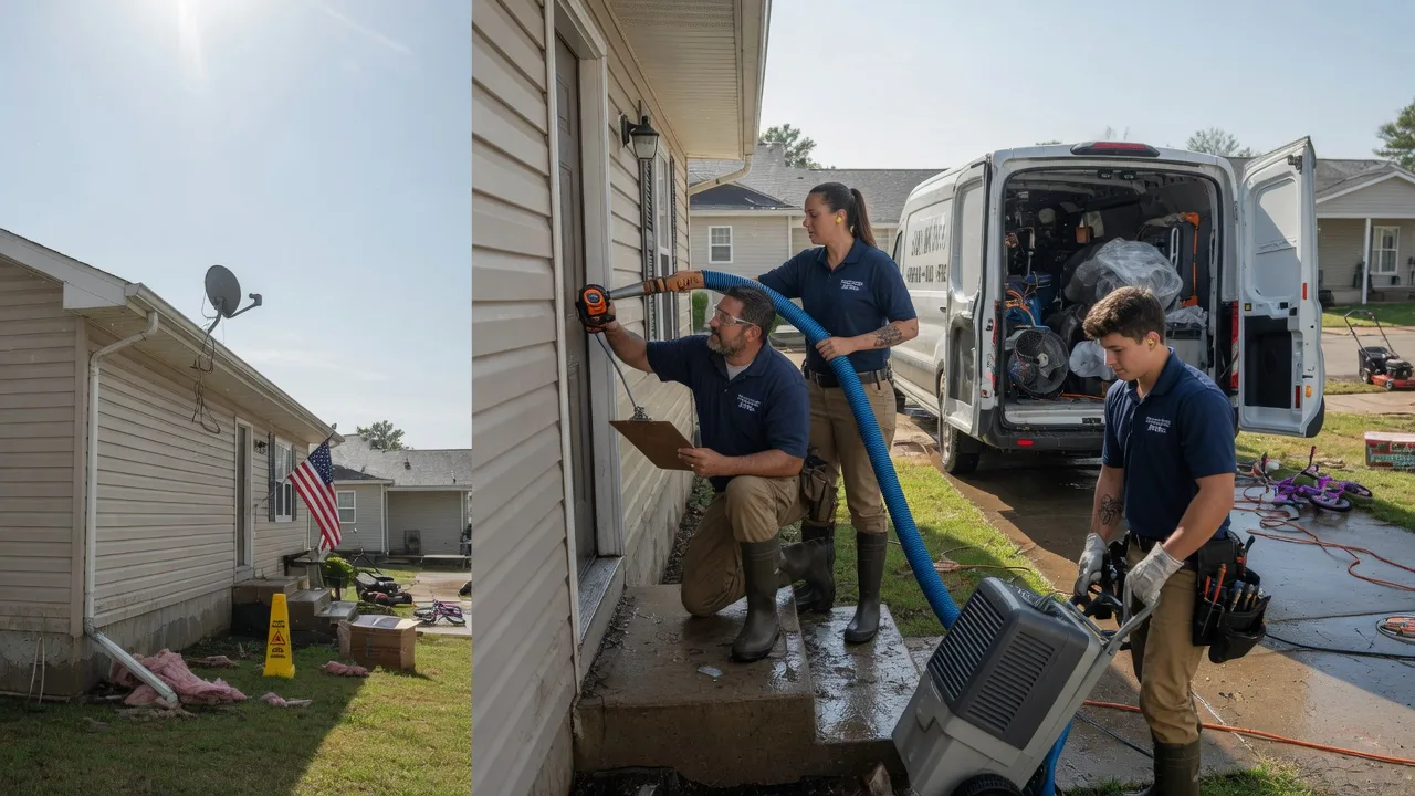 Ceiling Water Damage Restoration in Fort Loudon, PA near me